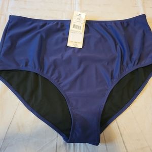 Your Best Look bikini bathing suit Swim bottom 22W navy blue NWT
